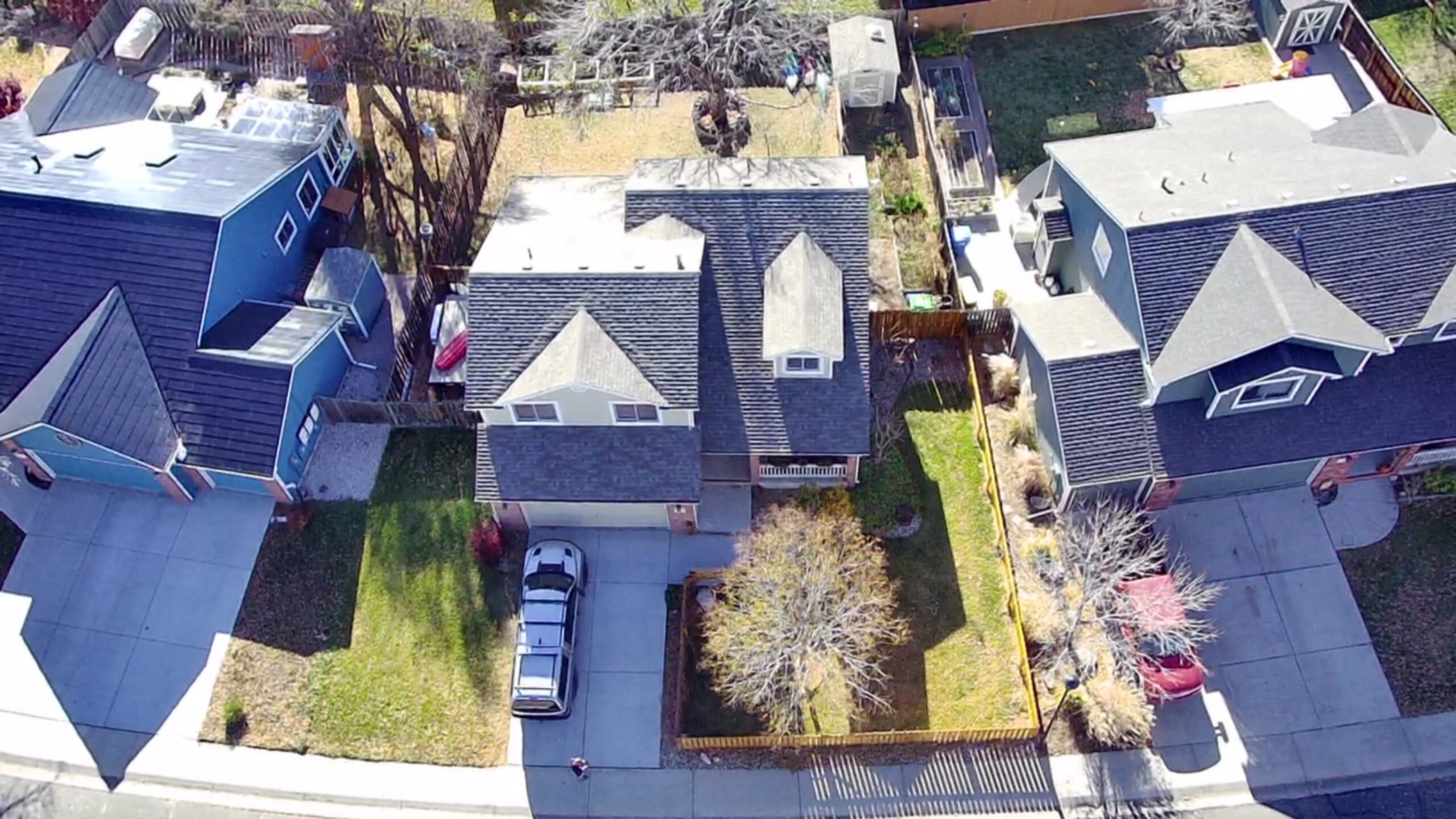 View of house from drone