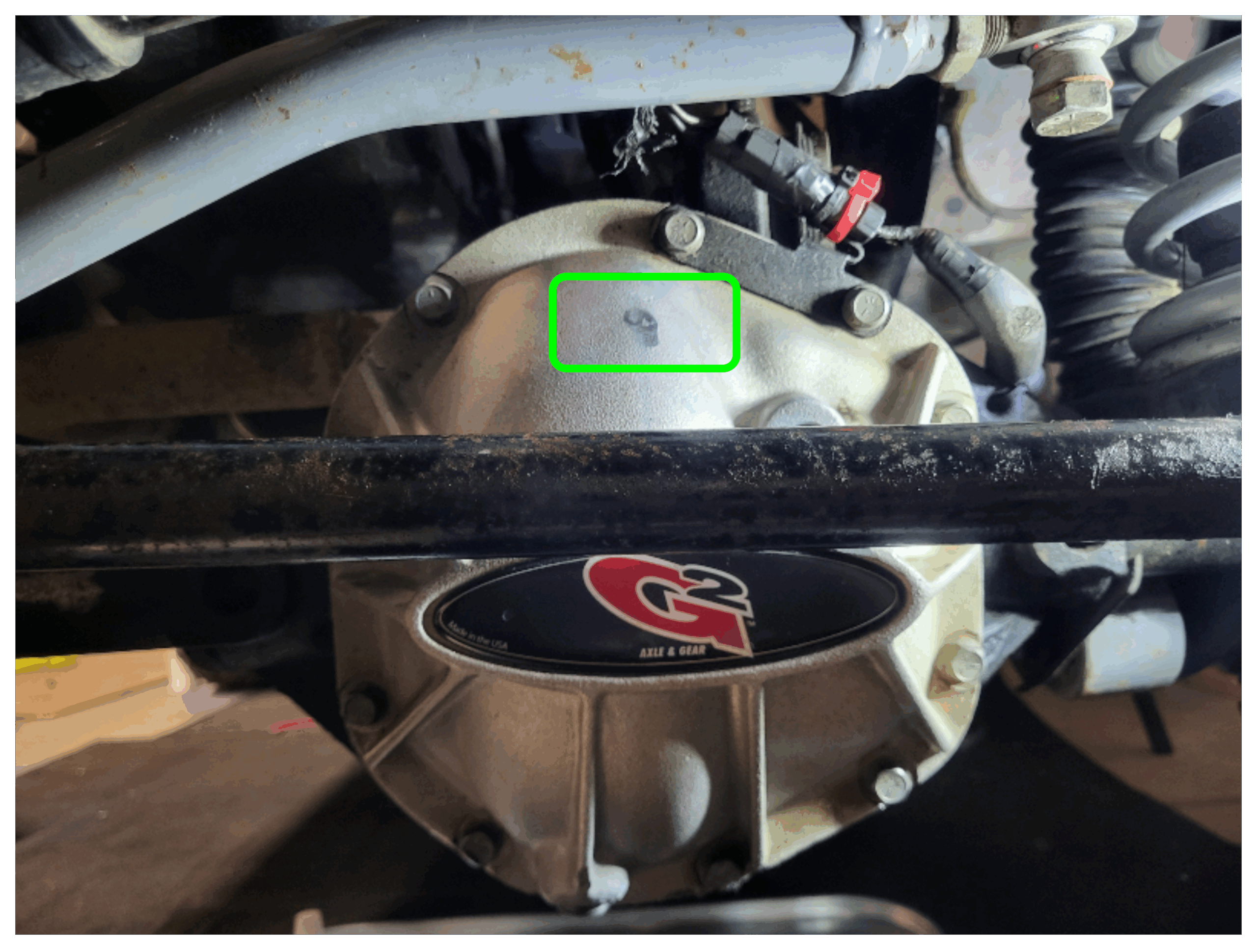 RE1600 track bar hitting Dana 44 diff cover